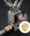 Pneumatic Sintered Brass Breather Filter And Exhaust Muffler Kit 1/8 NPT Bronze Vent For Single Acting Cylinders And Valves