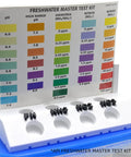 Awesome Aquarium Test Tube Holder Rack For API Freshwater Master Test Kit 4 Slot Tube Rack White Dual Function Drying Rack shown