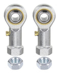 Female Rod End Bearing Quarter Inch Bore With Quarter Twenty Eight Right Hand Thread Self Lubricating Joint Includes Jam Nut Thirteen Degree Misalignment durable 45 steel body