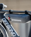 Slim Under Top Tube Bike Frame Bag For Road Riding And Bikepacking, 2L Waterproof Storage That Fits A Water Bottle Cage, black triangular profile