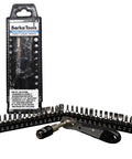 33 Piece Ratcheting Screwdriver Kit With Quick Swap Autolock Holder And Heavy Duty S2 Steel Bits arranged in a compact case.