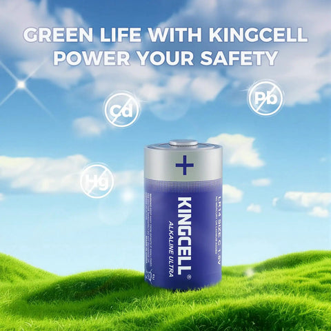 Tough As Nails Size C Alkaline Batteries 8 Pack 1 5 Volt with slick leakproof design for long-lasting power outdoors.