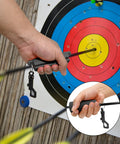 Archery Arrow Puller Gripper With Belt Clip And Soft Molded Handle pulling arrow from target, slip-resistant TPR grip