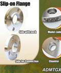 2 Inch Slip On Stainless Steel Flange With Neck, Raised Face, Forged, Class 150 Flat Welding Flange for industrial use
