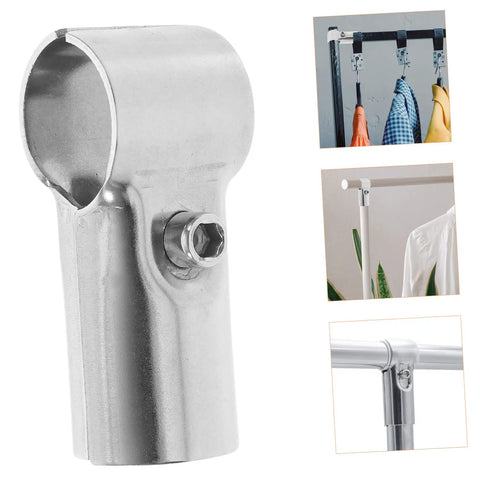 4 Piece Pipe Clamps Connector Kit Stainless Steel Terminals For Water Pipes DIY Shelves Greenhouses Farm Supplies Easy Install No Fuss Heavy Duty Fixing System Built To Last For Home Projects