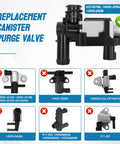 EVAP Canister Vent Solenoid For Nissan And Infiniti Vehicles 2003 To 2015 Easy Install Purge Valve Replacement Image