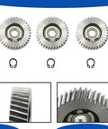 36T Planetary Gear Set For E Bikes With 608 Bearings 38.5x11mm Gears Nylon Steel Composite Replacement Parts 3 Pack