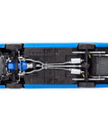 Undercarriage view of 1970 Ford Torino Cobra Model Car Kit 1:25 Scale 128 Piece Skill Level 4 Featuring Big Block 429 Cobra Jet V8