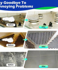 Before and after cleaning surfaces with 2500W Beast Of A Pressurized Steam Cleaner With 230F Steam for home use