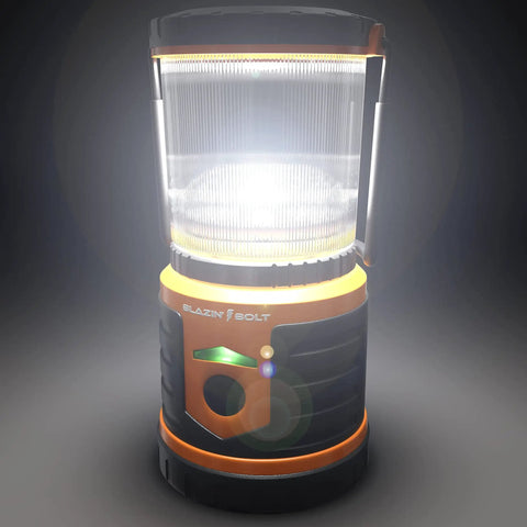 Tough As Nails Rugged USB Rechargeable Lantern with 12000mAh Power Bank throws 1000 lumens across six modes for camping