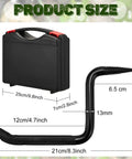 Black case and tree step dimensions from 16 Pack 4 Inch Screw In Tree Steps For Hunting Heavy Duty Tree Climbing Gear With Self Tapping Screws