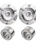 Two Front Wheel Hub Bearing Assemblies With ABS Sensor For Toyota 4Runner 1996 To 2002 Sequoia 2001 To 2007 Tacoma 1995 To 2004