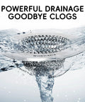 Easy Peasy Shower Drain Hair Catcher And Bathtub Drain Cover Featuring A Clever Chain Mesh Screen for effective drainage in water.
