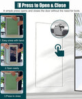 Press to open and close the Straight Up Reliable Concealed Access Door For Drywall And Metal 16 By 44 Inch with ease.
