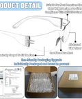 Massive 110 Pair Bulk Kit Of Clear Safety Glasses For Men And Women Featuring Hella Reliable Impact Blocking Shields That Meet Ansi Z87 One Standards For No Sweat Heavy Duty Workplace Eye Protection, clear glasses with ergonomic design and eco-friendly packaging.