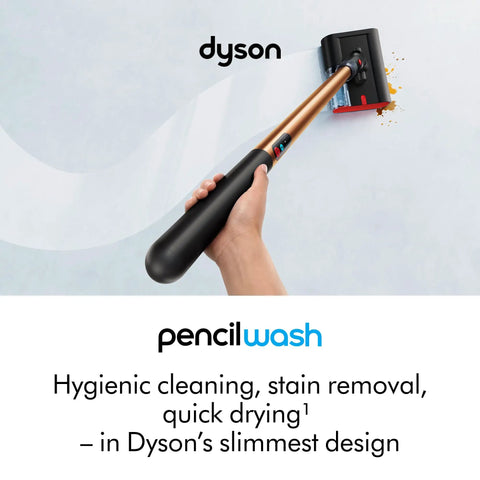 Ultra Slim Cordless Wet Floor Cleaner With Microfiber Roller Head, 64,000 Filaments, Lightweight 0.8 Lb Handle, Easy Grip
