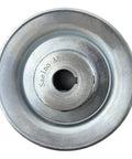 Single Groove V Belt Pulley 4.5 Inch Diameter Five Eighth Inch Bore Heavy Duty Motor Pulley Carbon Steel 1020 Zinc Plated