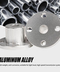 2 Pack 2mm Rigid Aluminum Flange Shaft Coupling With 10mm Outer Diameter And 22mm Flange Height 10.5mm M3 Set Screws Precision Motor Guide Shaft Connector For RC Models Gearhead Grade DIY Projects Lightweight Anti Corrosion Coupler, aluminum flange coupling with M3 holes