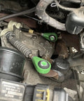 Fiat Ford Manual Gearbox Shift Cable Linkage Bushing Repair Kit installed in vehicle, showcasing connectors and linkage components.