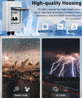 AC DC Solar System Circuit Breaker With IP65 DIN Box 60 Amp Two Pole 12V 400V Non Polarized Solar Panel Disconnect Switch image
