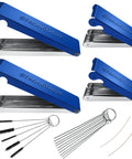 All-In-One Carburetor And Welding Nozzle Cleaner Kit With 26 Cleaning Wires, 5 Nylon Tube Brushes, And 10 Stainless Steel Needles