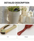 Do It All Succulent Planting Tool Set With Watering Pot And Riser, 14-Piece Garden Kit For Indoor Outdoor Plant Care, iron and plastic tool close-up