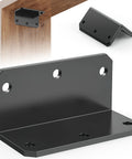 Heavy Duty 2x4 L Shaped Corner Brackets With Holes, 90 Degree Galvanized Right Angle Braces For Wood Furniture And Raised Garden Beds