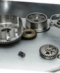 Six Piece Slot Fastening Nuts And Bolts Set For T Slot Tracks And Machine Tool Applications, visible on a metal surface