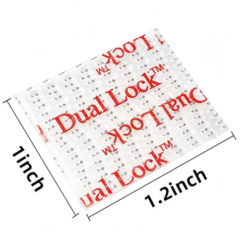 Heavy Duty Adhesive Mounting Strips For Ezpass Sunpass And Dash Cams Super Grip Reclosable Fasteners, 1.2x1 inch foam sheet.