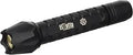 Tough As Nails Tactical LED Flashlight With Strike Bezel For M60 Style Build, 3 Cell Power, shown in a side view on white background.