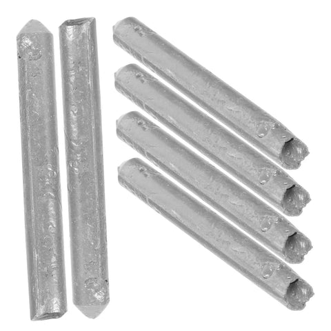 24 Piece Low Temperature Flux Core Aluminum Welding Rods And Wire Set close-up, showing silver aluminum rods