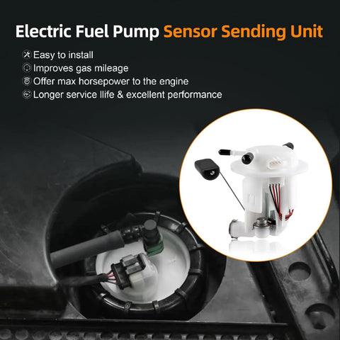 Electric Fuel Pump Assembly For Honda CBR250R CBR250RA CB300F CB300R CB300RA 2011 2016 Low Noise Quiet Operation Replaces 16700 KYJ 901 16700KYJ901 Plug And Play Fuel Delivery Upgrade installed in a vehicle