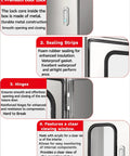 Heavy Duty Outdoor EV Charger Enclosure features premium door lock and sealing strips for waterproof protection.