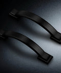Two matte black cabinet pulls from 10 Pack Matte Black Cabinet Pulls With 3 Inch Hole Center 76mm Zinc Alloy Drawer Handles