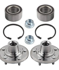 Set Of 2 Wheel Hub Bearing Assemblies For 2012 2013 2014 2015 2016 Honda CRV AWD Replacement 930026 Factory Original OE Standard