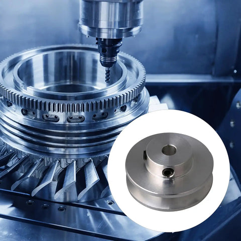 Five Pack Aluminum V Groove Pulleys With 6mm Bore And 31mm Outside Diameter Single Groove For Round PU Belts From 3mm To 5mm Wide Built Tough For Real Power Transmission And Smooth Belt Drive