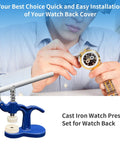 All in One Watch Repair Press Tool Set 16 Pieces Kit With Dies 18mm To 50mm Case Open Pry Blades Case Closer Battery Replacement