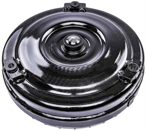 High Performance Torque Converter For TH350 And TH400 Cars, 2000 2300 RPM Stall Speed, Street And Track Ready, USA Made With Premium Materials, Built For Up To 500 HP, Quick Launch And Strong Acceleration. Black steel 12 in torque converter for TH350/TH400