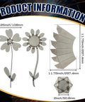Valentine's Day Welding Kit For Beginners DIY Vase And Two Flower Project With 304 Stainless Steel Plate dimensions