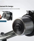 Close-up of Hydraulic Bearing Puller Kit 5T To 50T with thickened chrome thimble and detachable ejector pin, highlighting durability