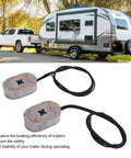 Two Pack 12V Electric Trailer Brake Magnets Replacement for RV, Beefed Up Braking Efficiency and Long Lasting Performance, Durable Metal Construction, Fits 12 Inch (30.5cm) Trailer Brakes, Great for Safer Tows
