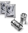 Heavy Duty 6.5 Ft Truck Wheel Speed Abs Sensor Wiring Harness Compatible With Wabco And Meritor 4410328140 4410326180 Pair silver packaging and connectors