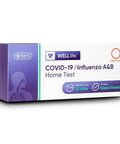 3 In 1 Covid Flu At Home Test Kit With 10 Minute Results For Covid Flu A And Flu B FDA 510K Cleared Five Test Pack
