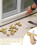 Spring Loaded Sliding Screen Door Roller Replacement With 1 Inch Steel Ball Bearing Concave Wheels For Smooth Glide And Easy Install Fits Most Standard Aluminum Screen Doors And Other Major Brands 4 Pack during installation