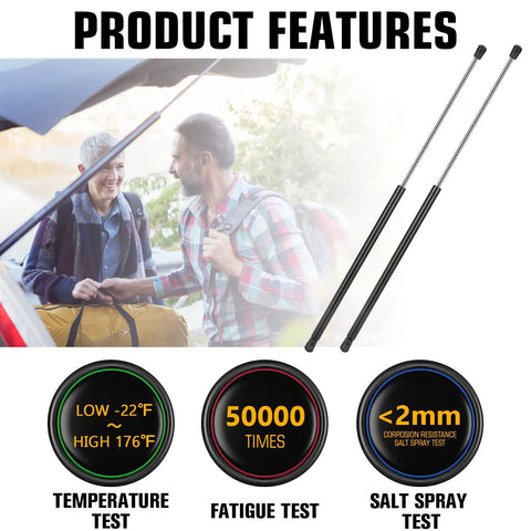 Toyota Avalon Camry Hood Lift Support Struts 2012 2013 2014 2015 2016 Replacement Shocks 6757 2 Pack with test results