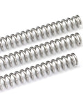 Long Stainless Steel Extension Compression Springs Kit For DIY Projects, Heavy Duty Coil Springs, side view