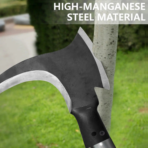 Double Scythe For Weeding And Outdoor Mowing High Manganese Steel Blade 2.8Mm Thick Durable Grass Sickle Close-up