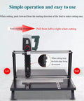 Heavy Duty Electric Brick Cutter 3000W with guide for cutting direction on a sturdy base.