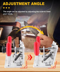 Beveling Jig For Belt Sander Knife Sharpener With A Dope 9.8 Inch Long Bevel Locator Tool, Adjustable 85 To 180 Degree Angles shown