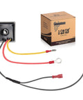 Premium Voltage Regulator Rectifier For Club Car Ds Carryall Gas Golf Carts 1992 Up with wires and connection terminals.